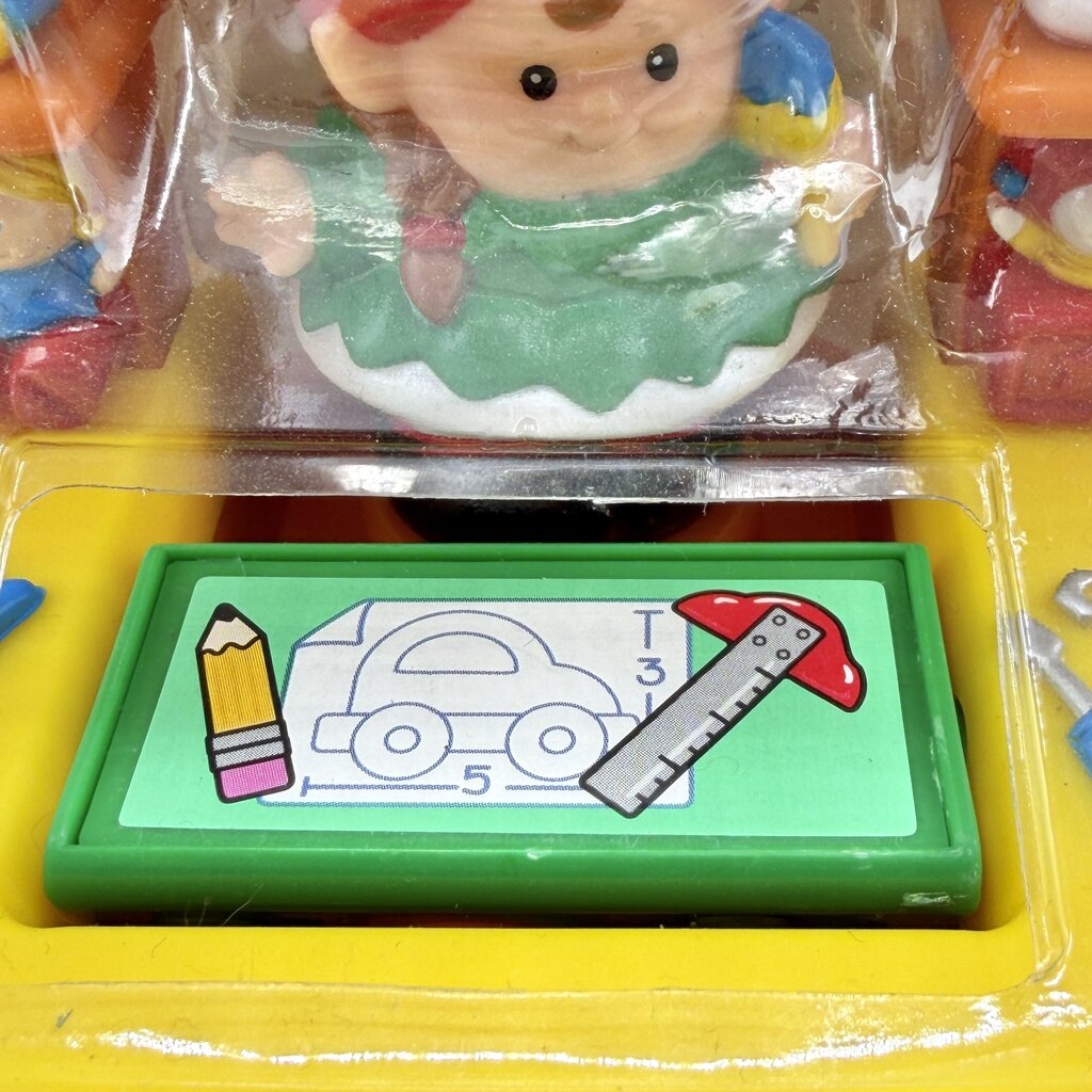 1999 Fisher Price Little People Christmas Eve Keepsake Ornament NIB /cb