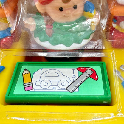 1999 Fisher Price Little People Christmas Eve Keepsake Ornament NIB /cb