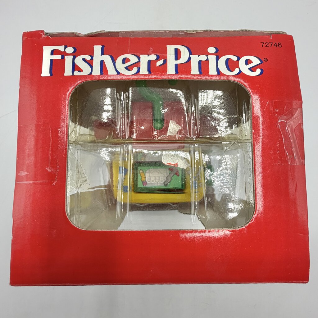 1999 Fisher Price Little People Christmas Eve Keepsake Ornament NIB /cb