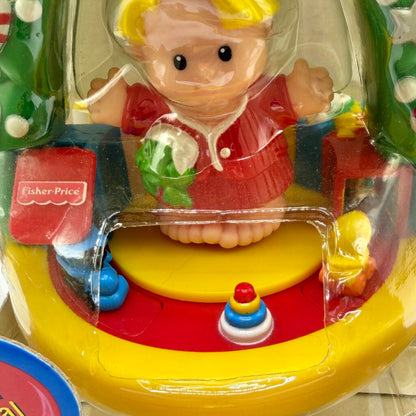 1999 Fisher Price Little People Christmas Morning Keepsake Ornament NIB /cb