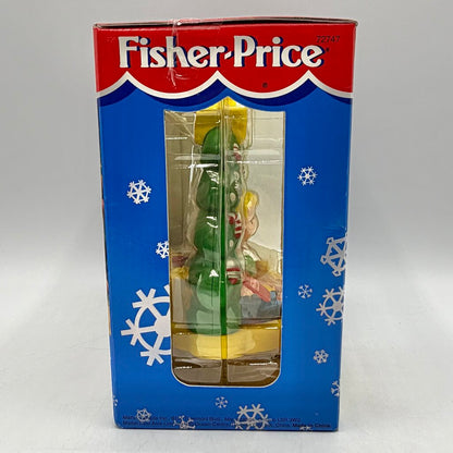 1999 Fisher Price Little People Christmas Morning Keepsake Ornament NIB /cb