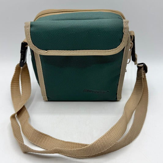 Vintage Discwasher Green Nylon Portable CD Player Discman/Walkman Carrying Case Shoulder Bag
