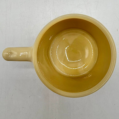 Vintage 1940s Seaforth Heather ‘n Fern Custard Glass Shaving Mug /cb