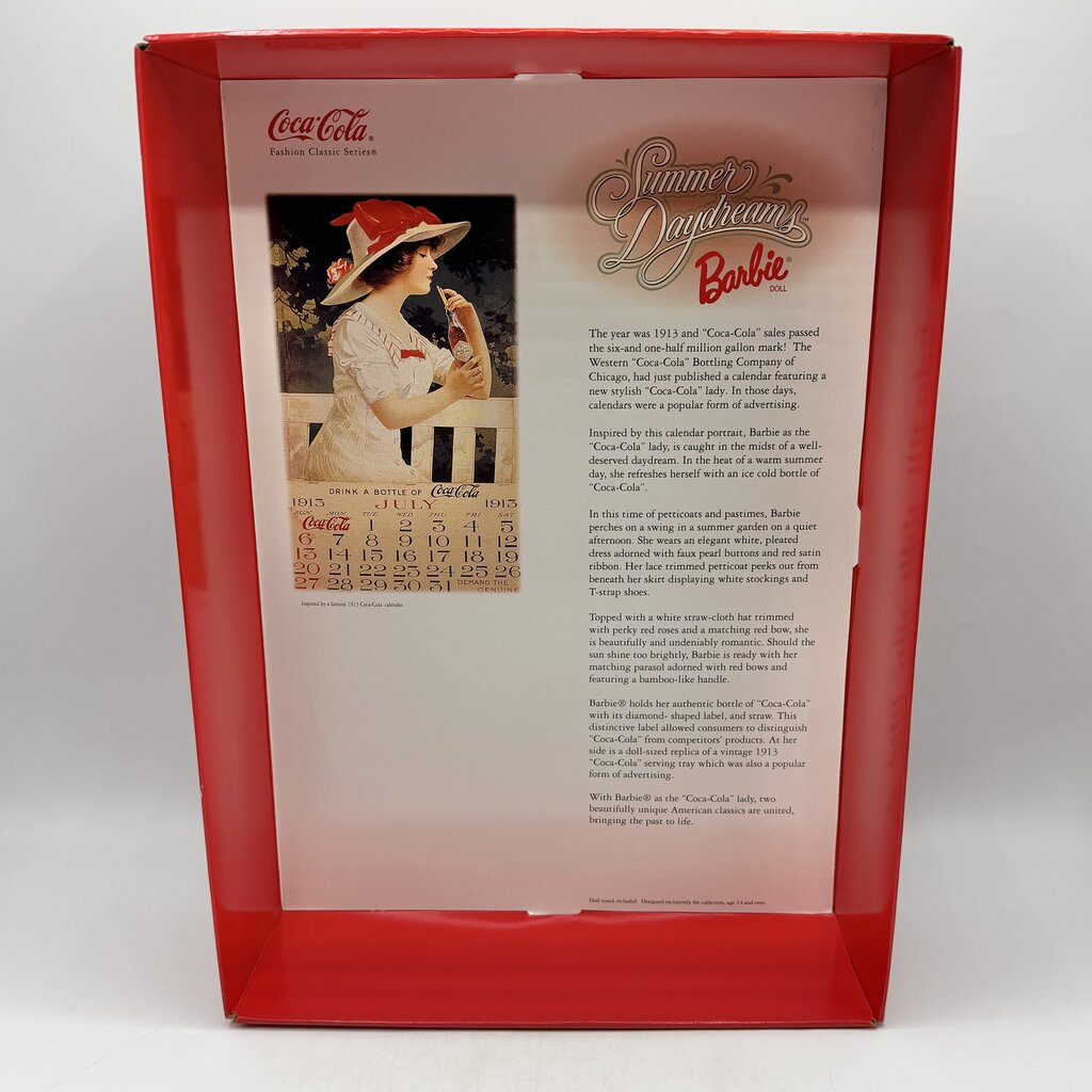 Vintage Mattel 1997 Summer Daydream Barbie Coca Cola Fashion Classic Series in Box /cb