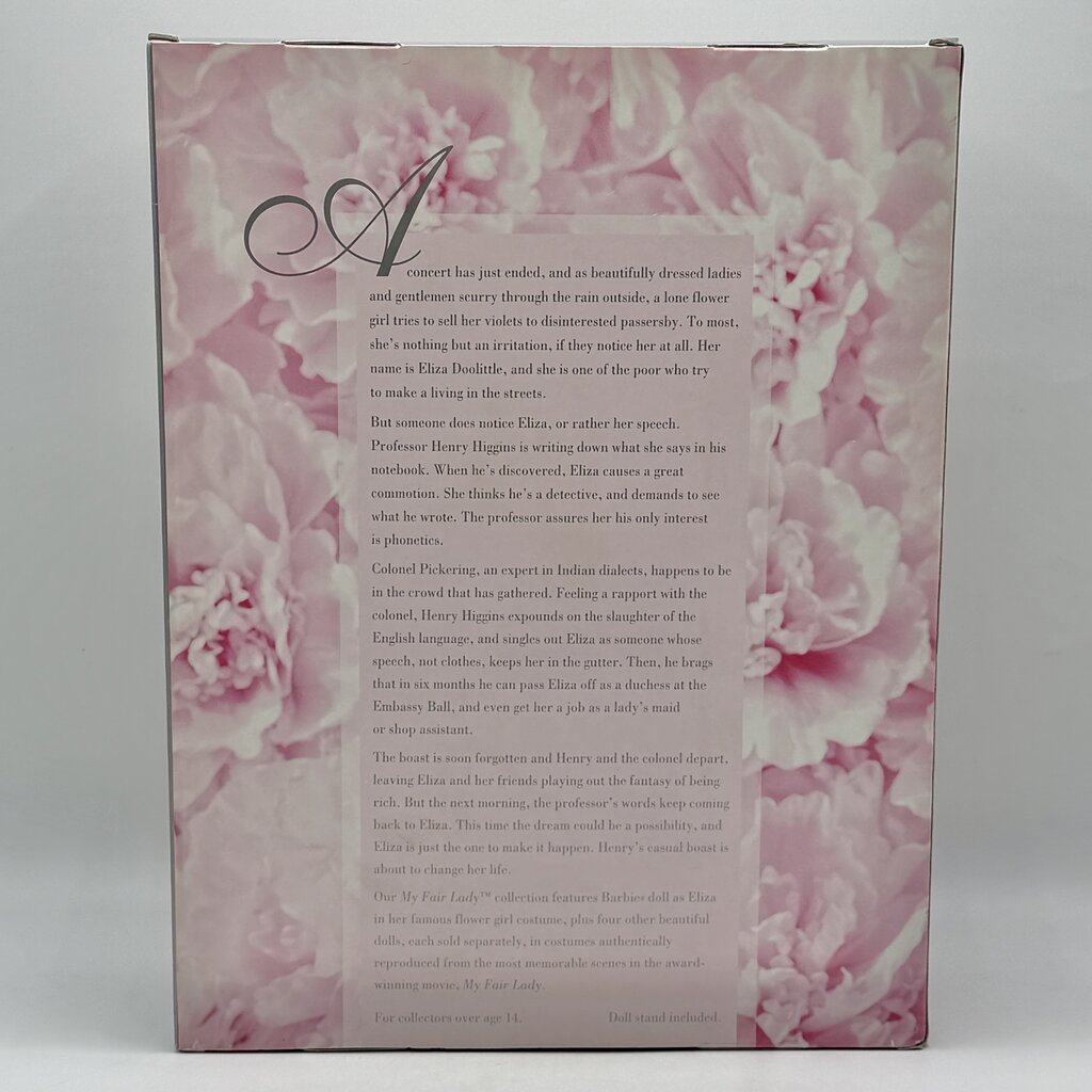 1995 Mattel “My Fair Lady” Barbie As Eliza Doolittle Flower Girl Outfit 15498 NIB /cb