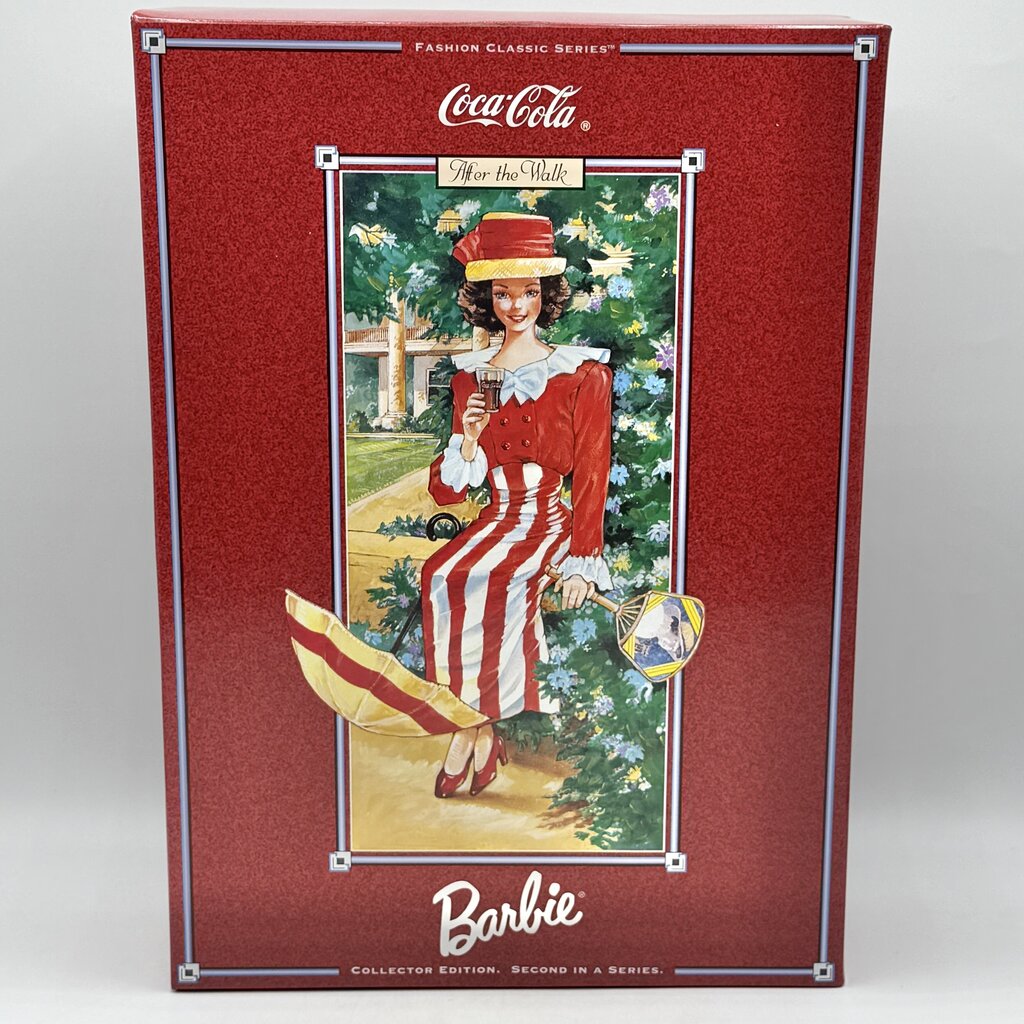 Vintage Mattel 1996 After The Walk Barbie Coca Cola Fashion Classic Series in Box /cb