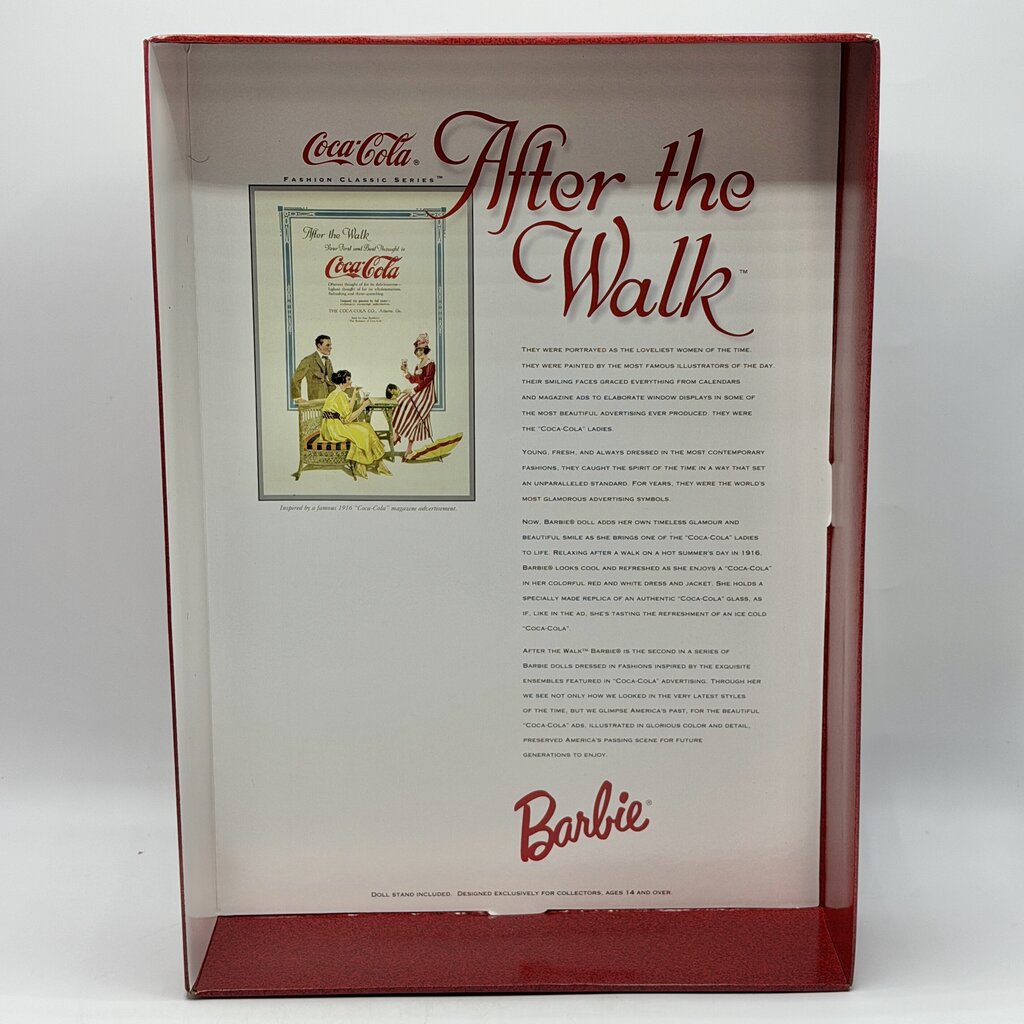 Vintage Mattel 1996 After The Walk Barbie Coca Cola Fashion Classic Series in Box /cb