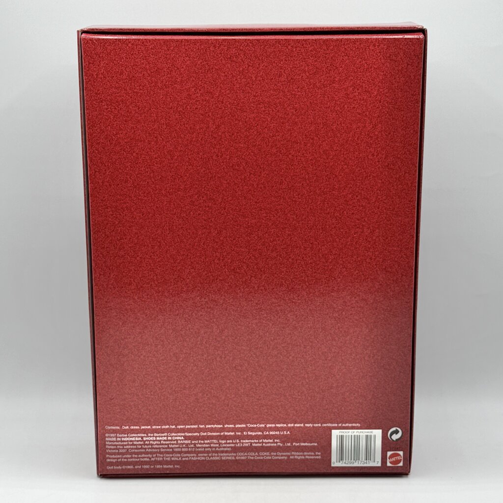 Vintage Mattel 1996 After The Walk Barbie Coca Cola Fashion Classic Series in Box /cb