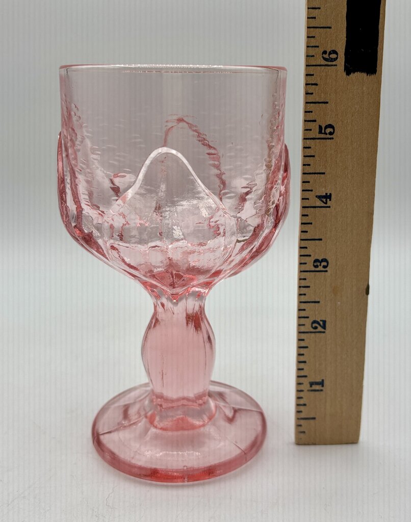 Set of 4 Tiffin Franciscan Cabaret Pink Water Goblets /j