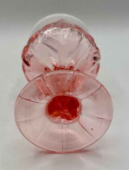 Set of 4 Tiffin Franciscan Cabaret Pink Water Goblets /j