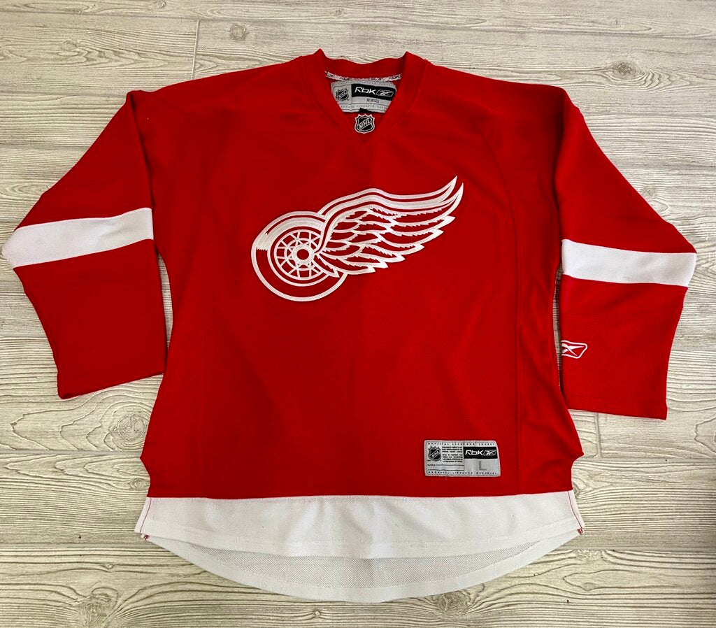 Vtg. Redwings Fan Jersey Reebok Sz. L /j