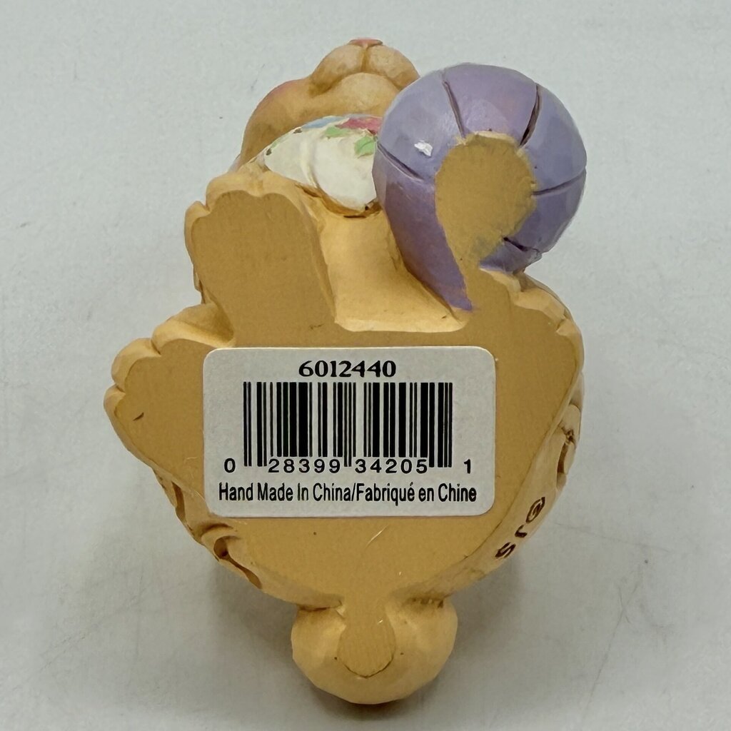 Enesco Jim Shore Heartwood Creek 2022 Easter Bunny With Floral Pattern Mini Figurine /cb