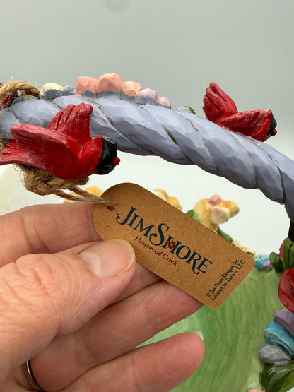 Jim Shore "Easter Cheer Found Here" 17th Annual Set Easter Basket #6008810 /rw