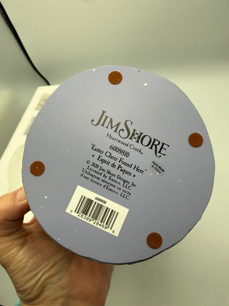 Jim Shore "Easter Cheer Found Here" 17th Annual Set Easter Basket #6008810 /rw