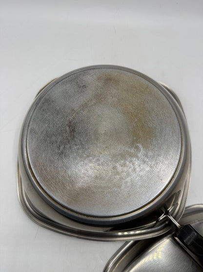 Vintage Aristo-Craft Stainless Steel Pan 8.5” w/lid /rw