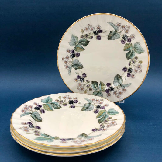 Set of 4 Royal Worcester “Lavinia” 6” Bread Plates /b