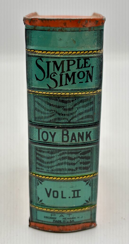 Vtg. Simple Simon Book Bank /j