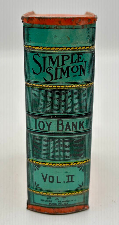 Vtg. Simple Simon Book Bank /j