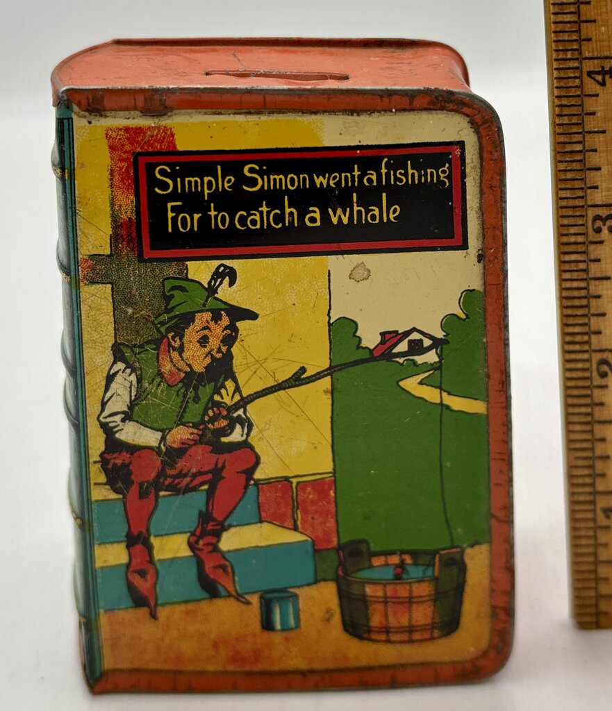 Vtg. Simple Simon Book Bank /j