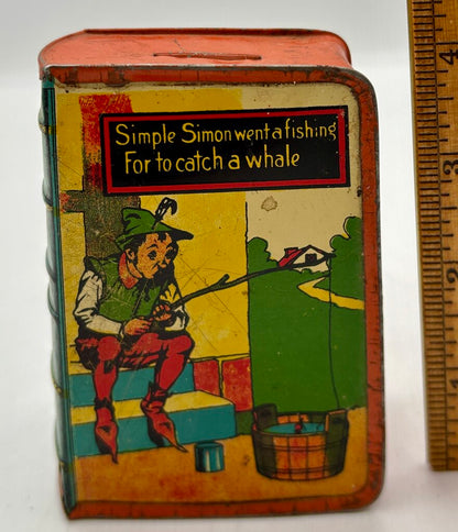 Vtg. Simple Simon Book Bank /j