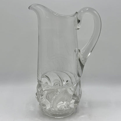 Antique Duncan & Miller EAPG Snail Pattern Clear 11 1/4” Water Tankard Early American Pattern Glass /cb