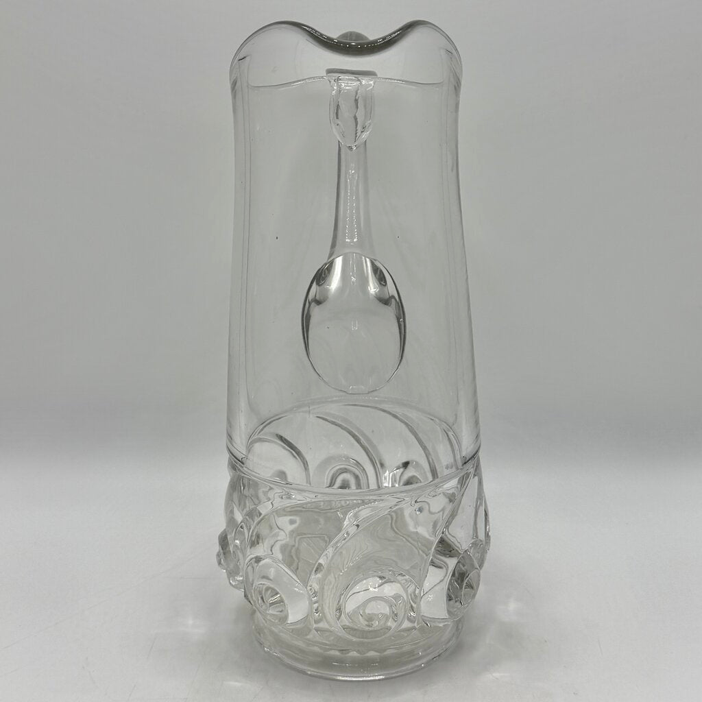 Antique Duncan & Miller EAPG Snail Pattern Clear 11 1/4” Water Tankard Early American Pattern Glass /cb