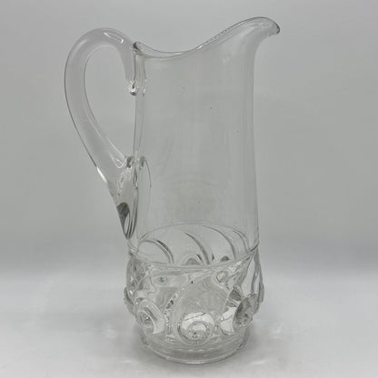 Antique Duncan & Miller EAPG Snail Pattern Clear 11 1/4” Water Tankard Early American Pattern Glass /cb