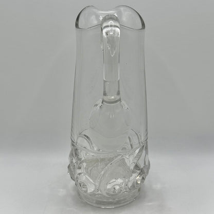 Antique Duncan & Miller EAPG Snail Pattern Clear 11 1/4” Water Tankard Early American Pattern Glass /cb