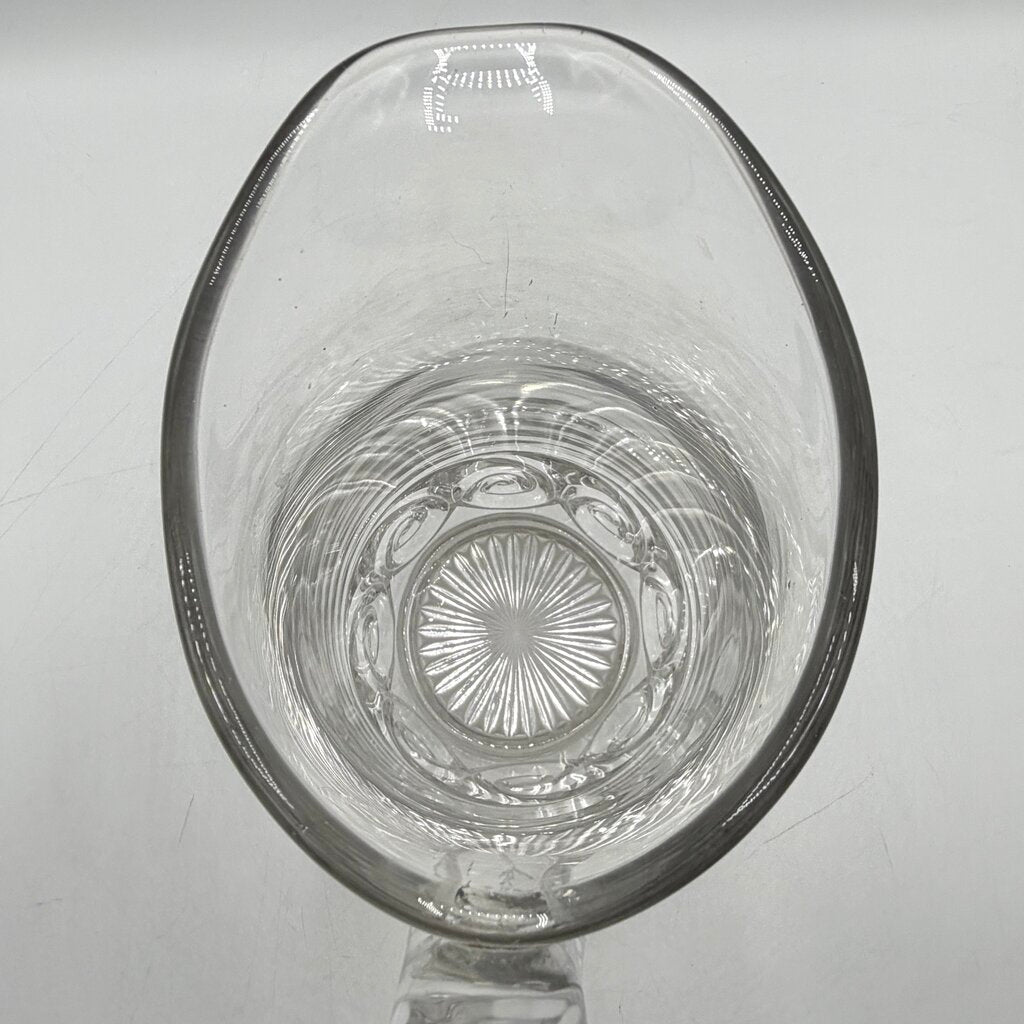 Antique Duncan & Miller EAPG Snail Pattern Clear 11 1/4” Water Tankard Early American Pattern Glass /cb