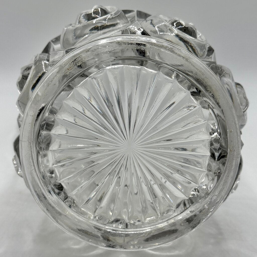 Antique Duncan & Miller EAPG Snail Pattern Clear 11 1/4” Water Tankard Early American Pattern Glass /cb