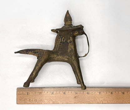 Vintage Dorka Tribal Horse Bronze Cast Figurine / T