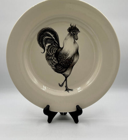 Laura Zinder 12” Rooster Plate/Charger /j