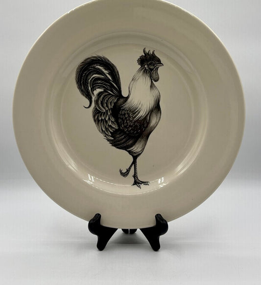 Laura Zinder 12” Rooster Plate/Charger /j