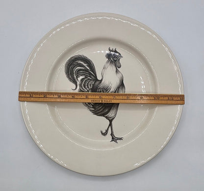 Laura Zinder 12” Rooster Plate/Charger /j