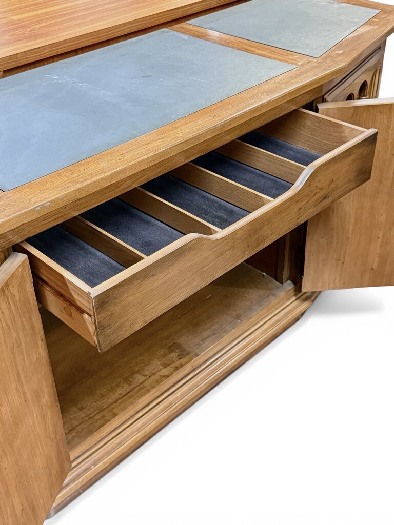 Oak Wood Slate Top Buffett