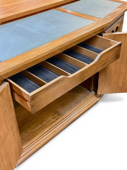 Oak Wood Slate Top Buffett