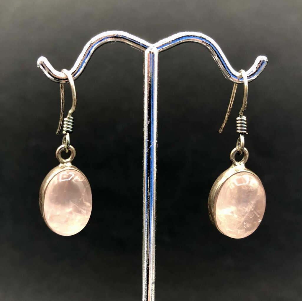 Vintage 4 Pair Sterling Silver & Gemstone Earrings /b