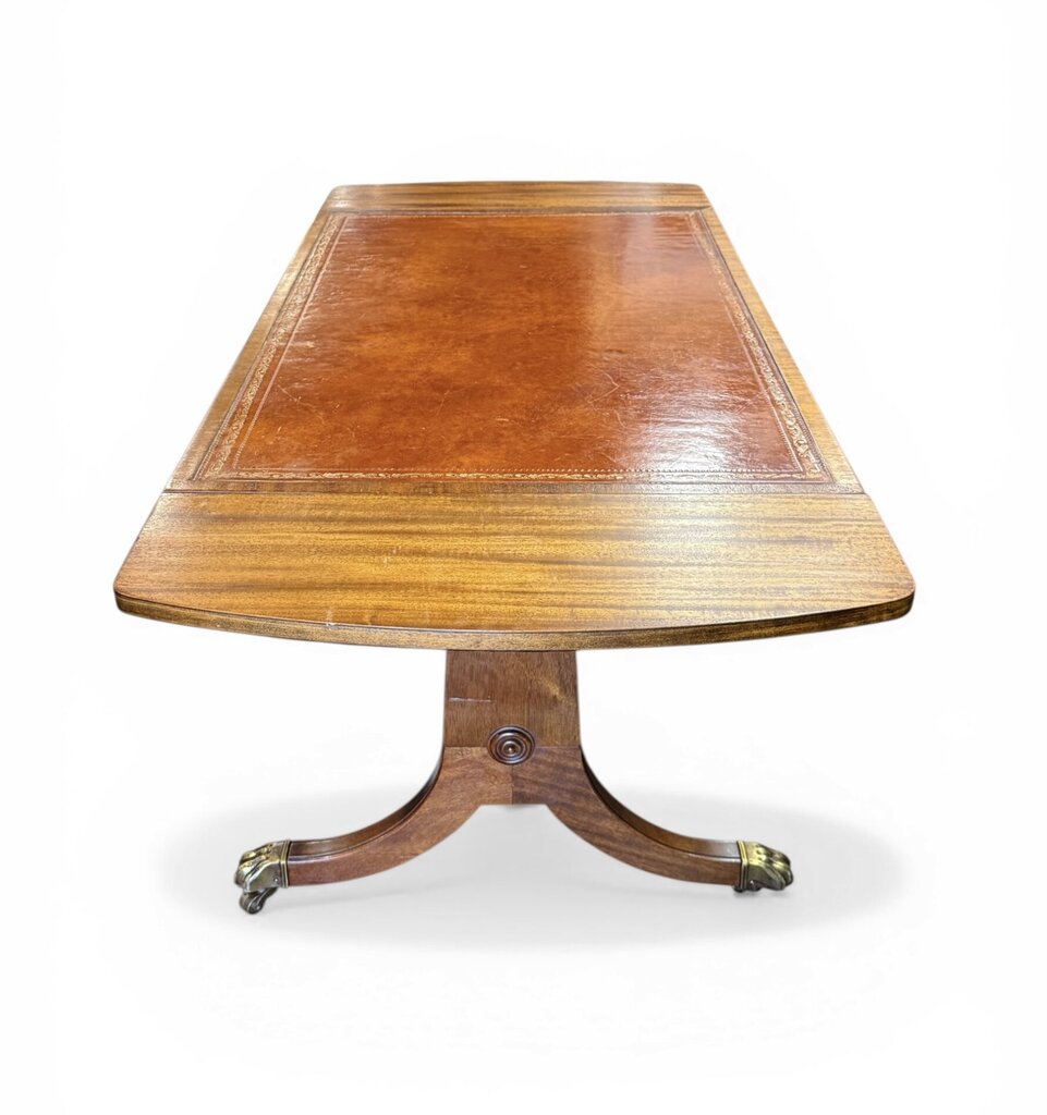 Brandt Furniture Drop Leaf Coffee Table Gold Trim