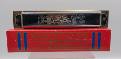 M. Horner Marine Band 365 G Harmonica W/ Box /b