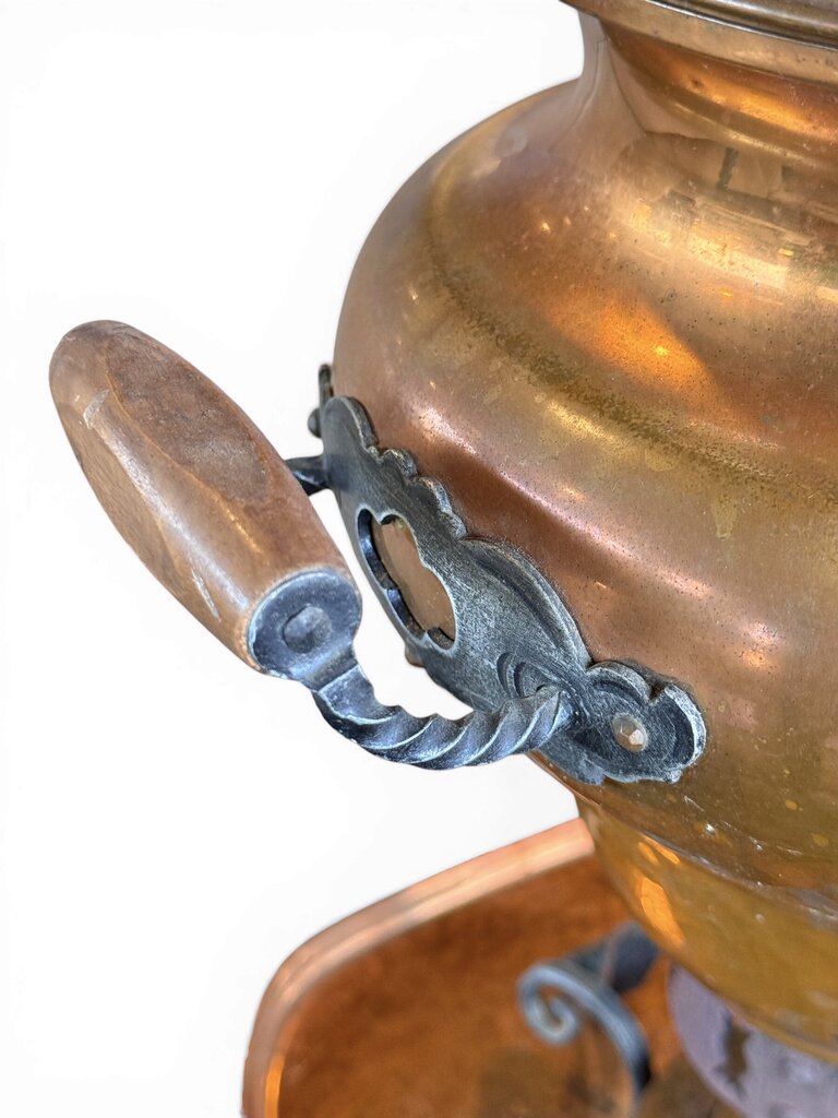 3PCS VTG Copper Samovar Tea Dispenser