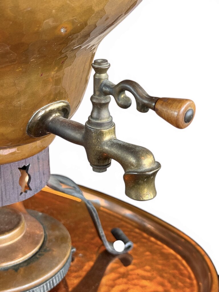 3PCS VTG Copper Samovar Tea Dispenser