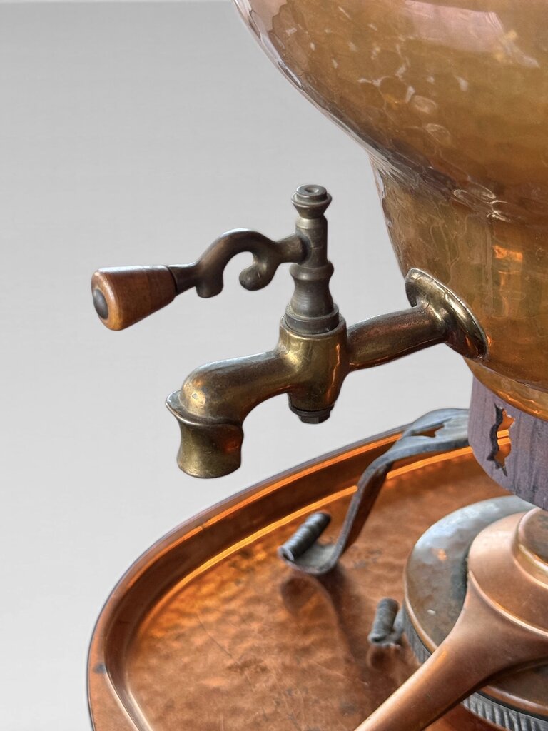 3PCS VTG Copper Samovar Tea Dispenser
