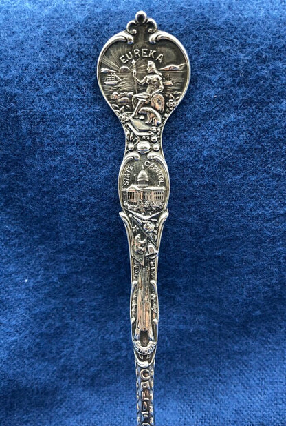 Antique Joseph Mayer & Bros. Sterling Silver California Souvenir Spoon /b