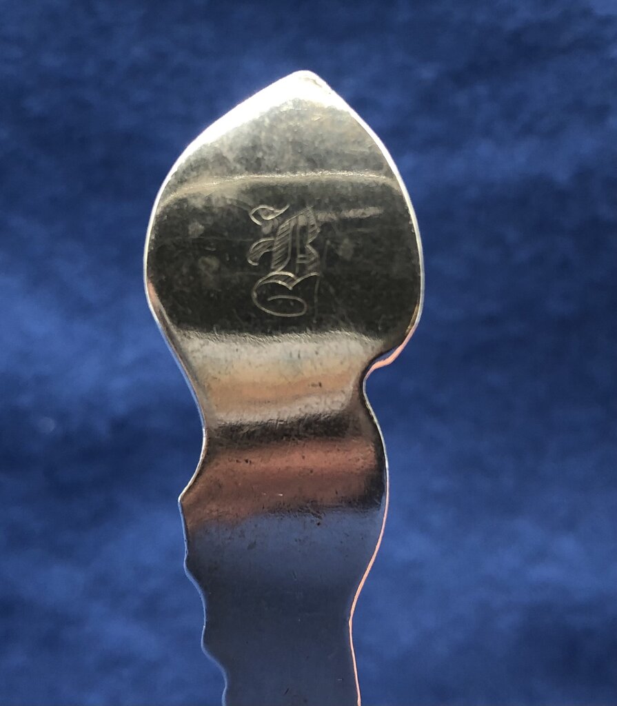 Antique Boyne City Sterling Silver Souvenir Spoon w/ Fish /b
