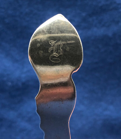 Antique Boyne City Sterling Silver Souvenir Spoon w/ Fish /b
