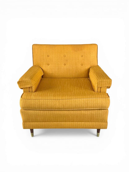 MCM Mustard Upholstered Chair