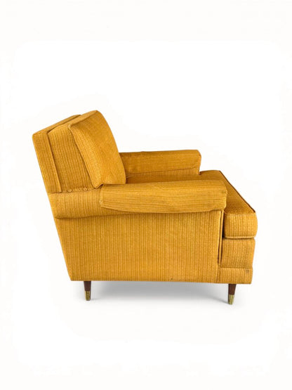 MCM Mustard Upholstered Chair