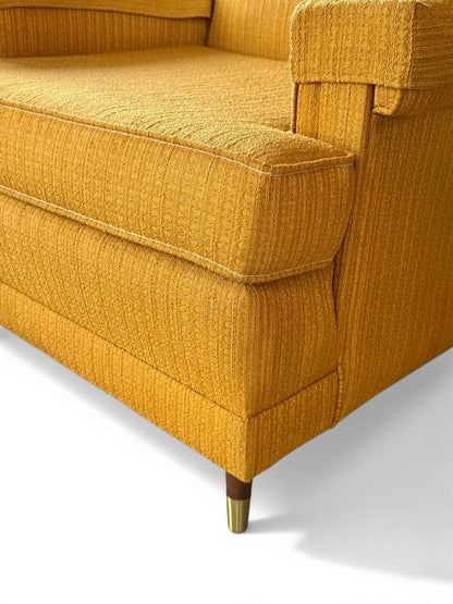 MCM Mustard Upholstered Chair