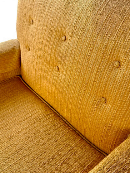 MCM Mustard Upholstered Chair