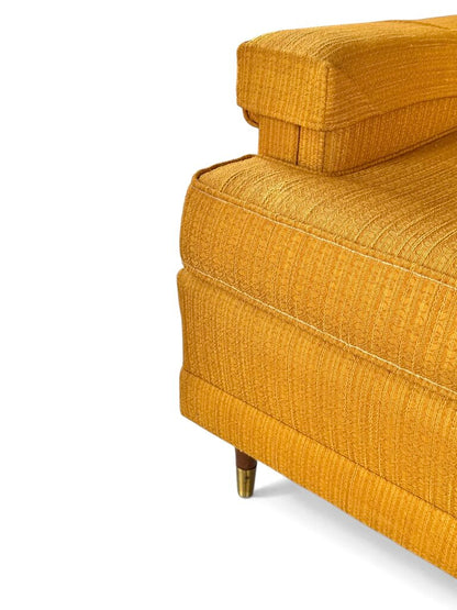 MCM Mustard Upholstered Chair